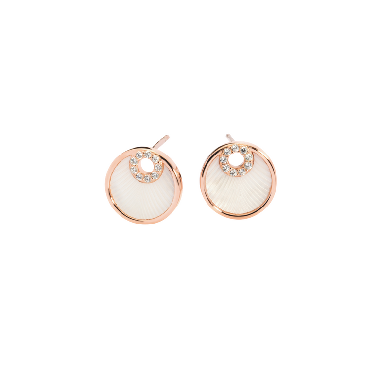 Nana Kay Shiny Circles Ohrringe Shell