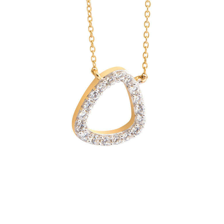 Nana Kay Echtgold Halskette Zirkonia Treasure Sonderangebot