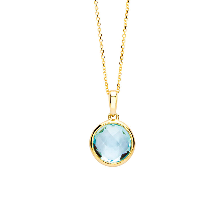Nana Kay Echtgold Halskette Aquamarine Versandkostenfrei