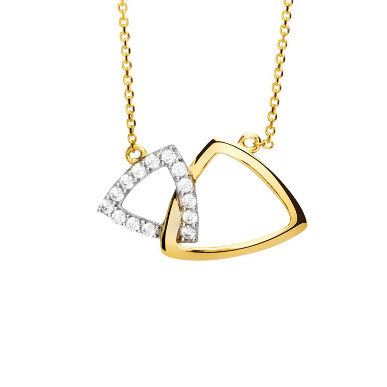 Nana Kay Echtgold Halskette Edged Osterangebot