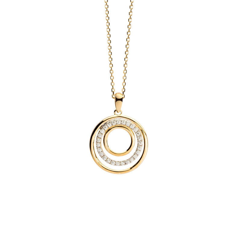 Nana Kay Echtgold Halskette Circles Muttertagsangebot