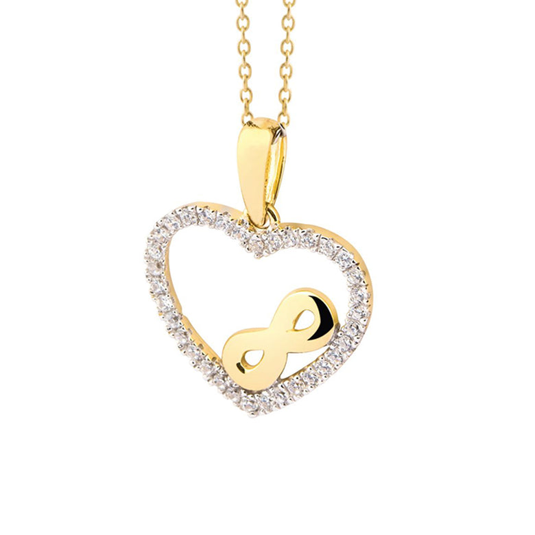 Nana Kay Echtgold Halskette Eternal Love Jubiläumsangebot