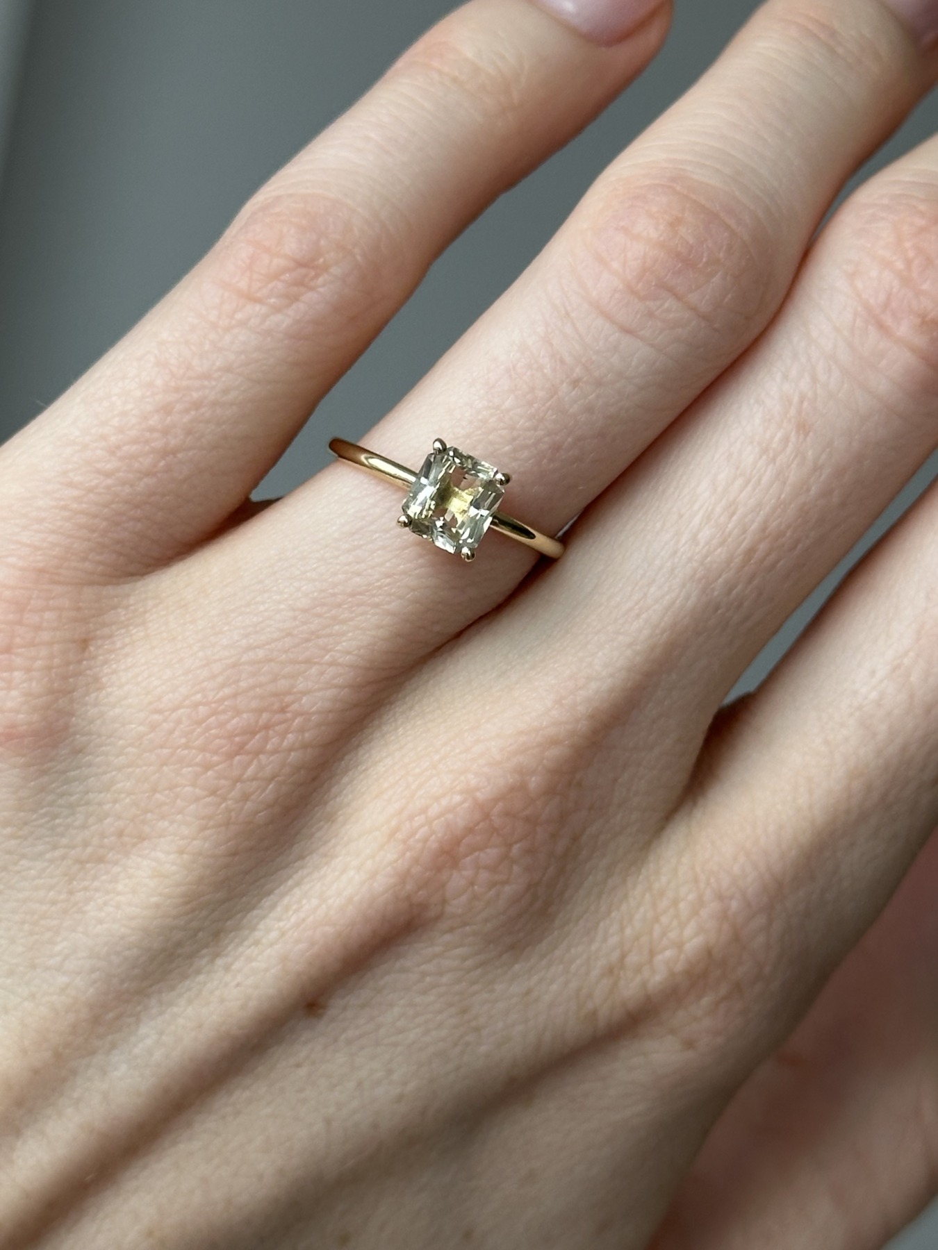 Nina Kastens Yellow Sapphire Ring Preisnachlass