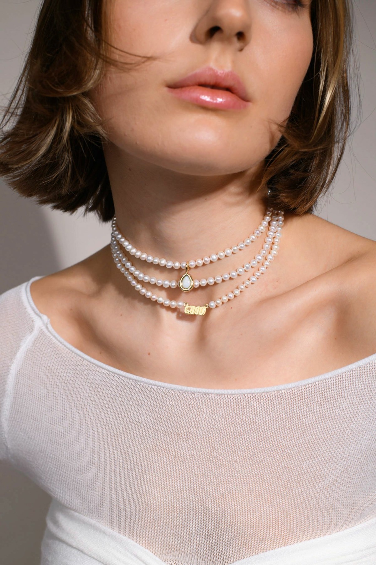 Nina Kastens Subway Pendant Opal Pear Saisonschlussverkauf