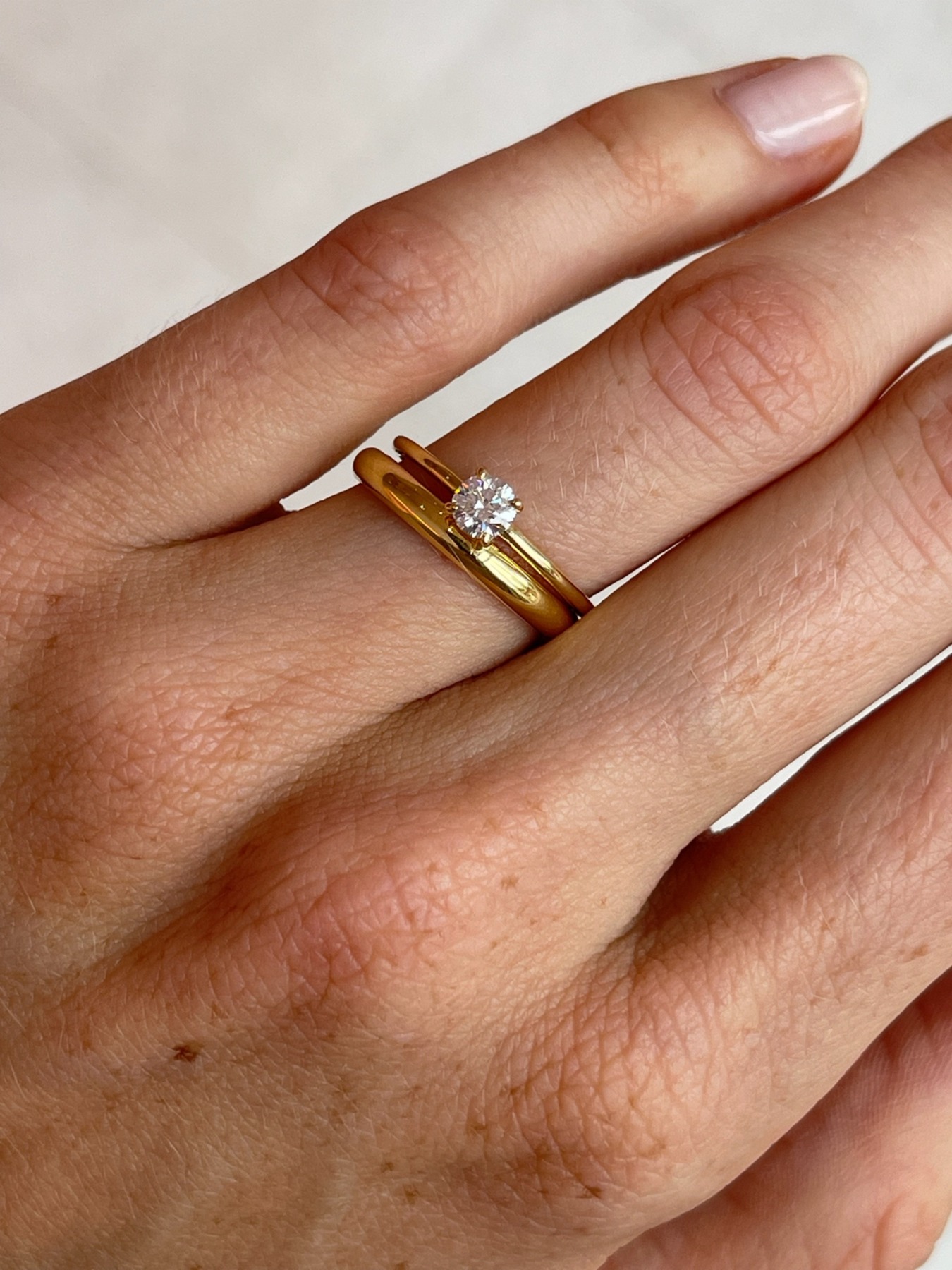 Nina Kastens Solitaire Ring 0.4ct Saisonale Angebote