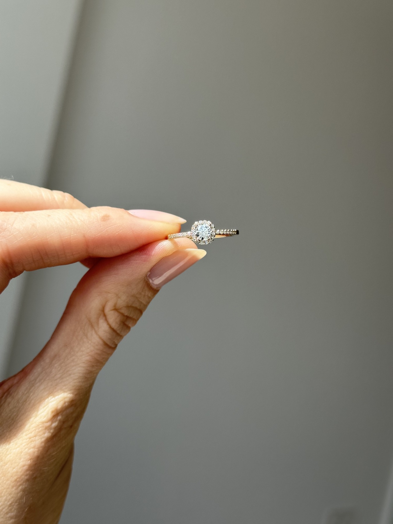 Nina Kastens Halo Diamond Ring Kauf eins, bekomm eins gratis