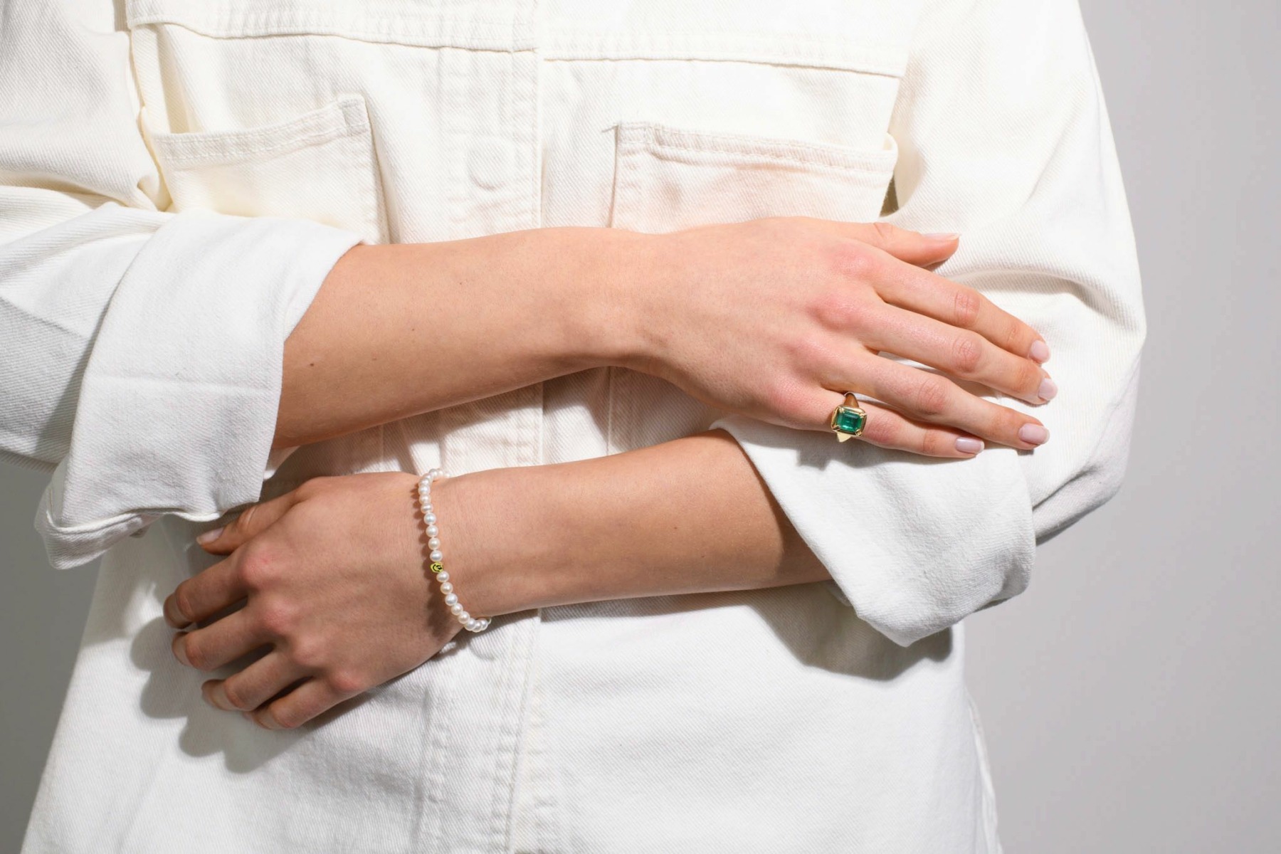 Nina Kastens Nice Day Pearl Bracelet Yellow Clearance-Verkauf