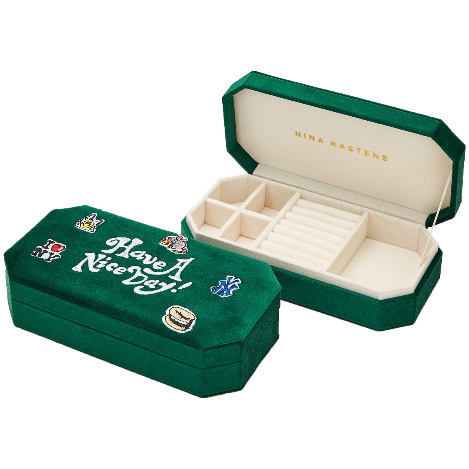 Nina Kastens Have A Nice Day Jewelry Box Green Kostenloser Versand international
