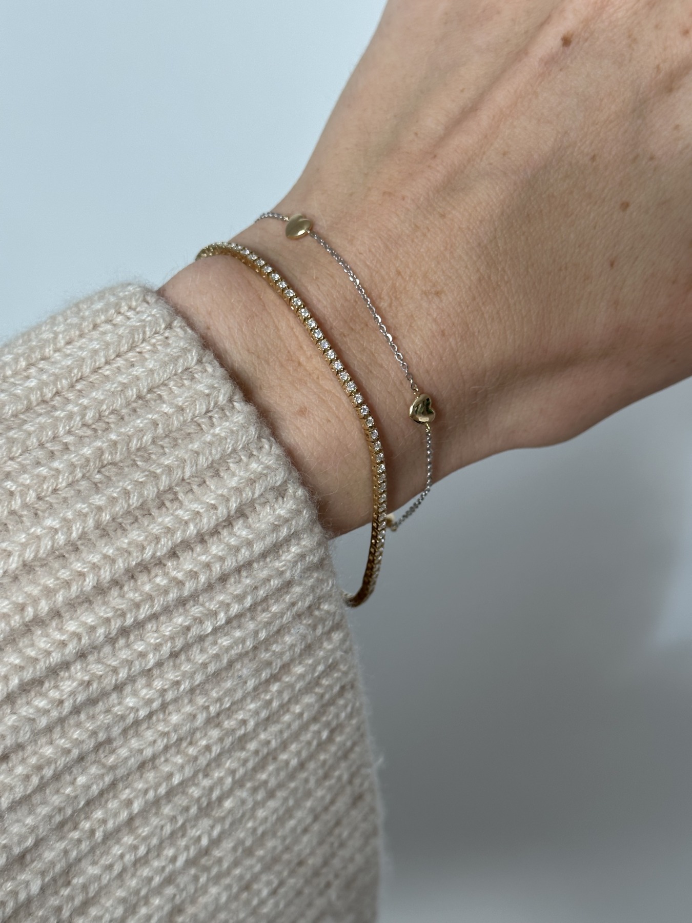 Nina Kastens Bicolor Heart Bracelet Speichern exportieren
