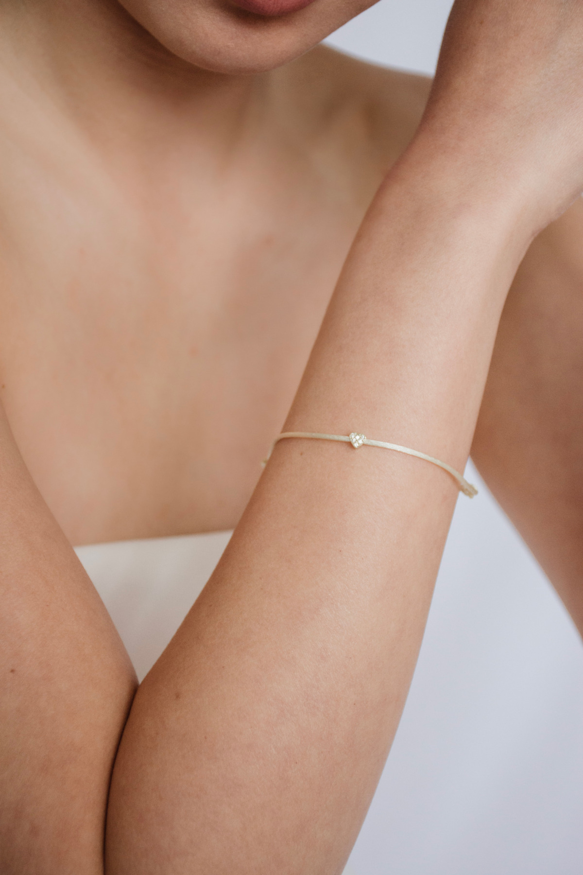 Nina Kastens Diamond Heart Bracelet White WG Limitierter Zeitrabatt