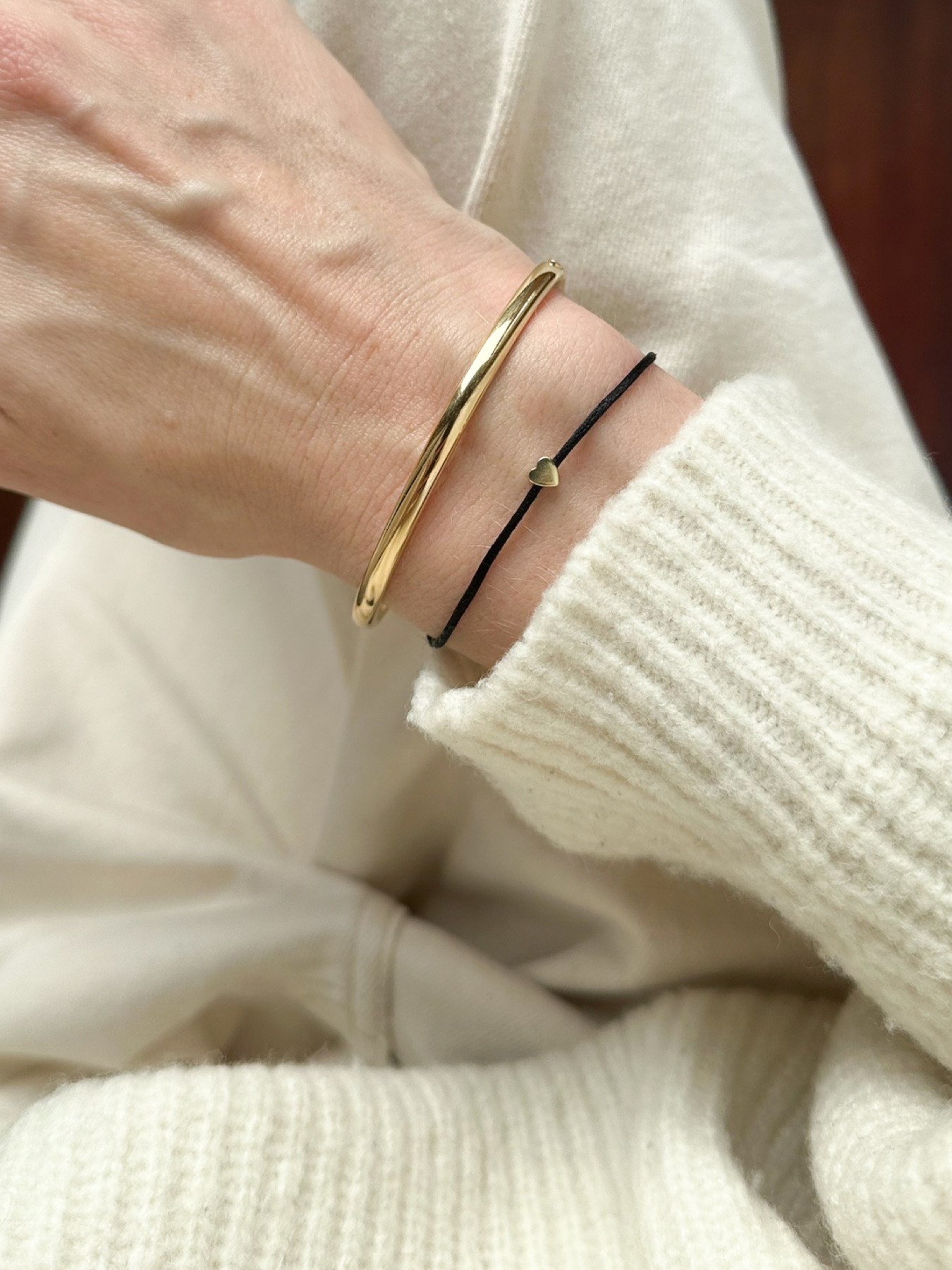 Nina Kastens Heart Bracelet Black Günstig kaufen