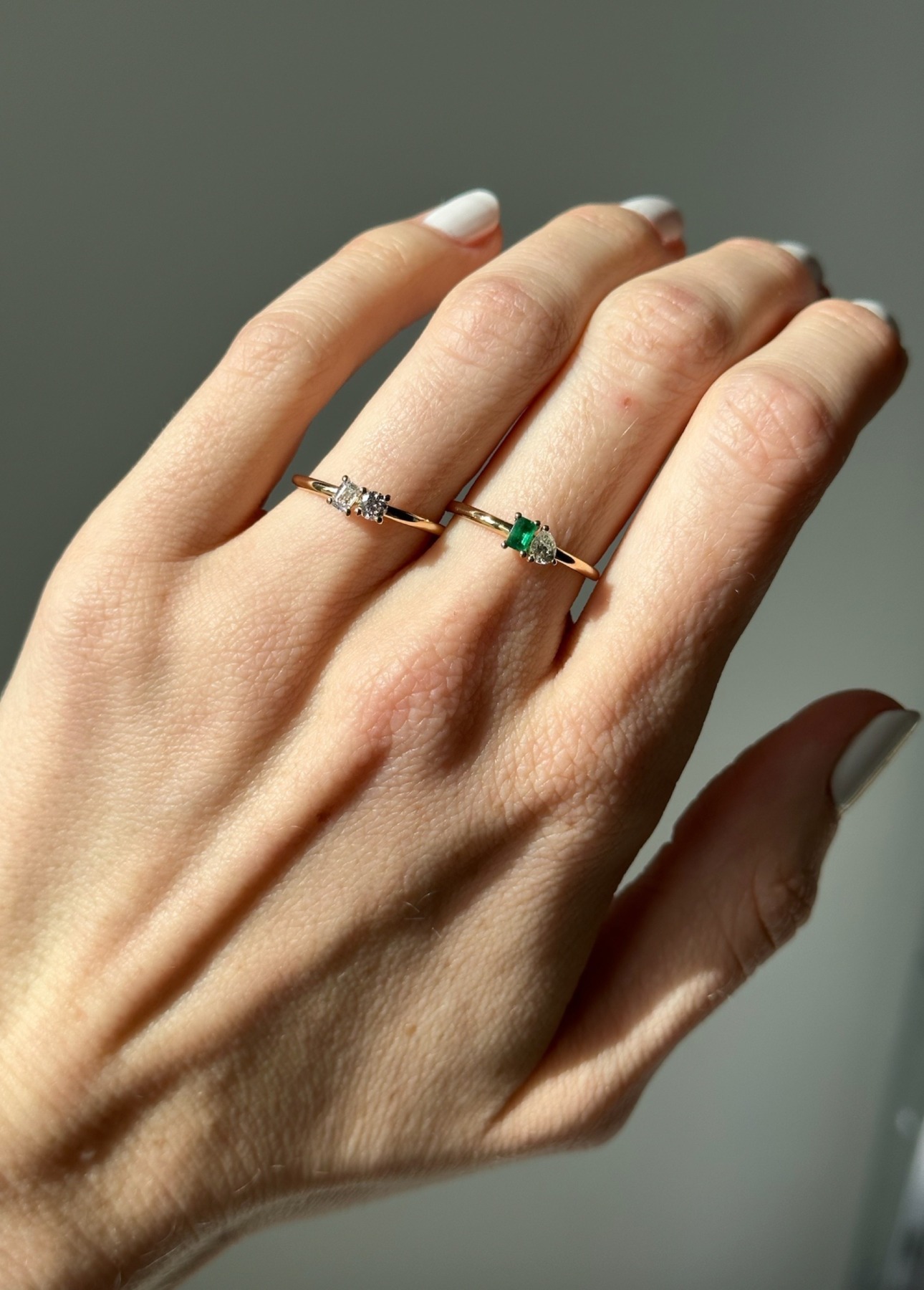 Nina Kastens Diamond 2-Stone-Ring Begrenztes Angebot