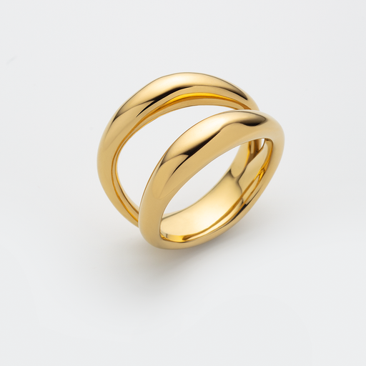 Paul Hewitt Waves Ring Gold Black Friday