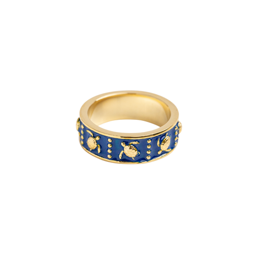 Paul Hewitt Turtle Enamel Ring Gold Valentinstagsangebot