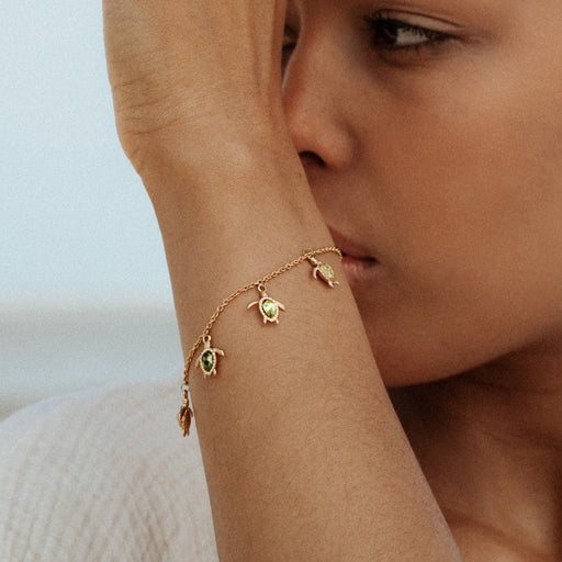 Paul Hewitt Turtle World Turtle Day Armkette Gold Jubiläumsangebot