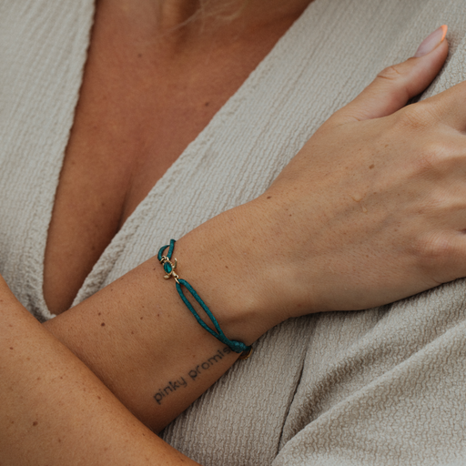 Paul Hewitt Turtle Armband Aquamarine Gold Blitzangebot
