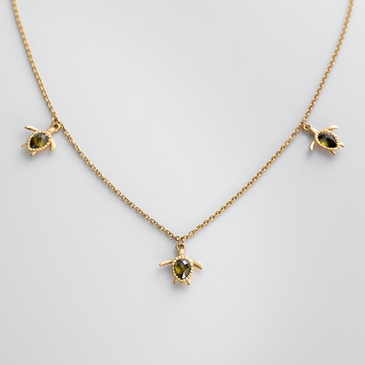 Paul Hewitt Turtle Halskette Gold Kostenlose Rückgabe
