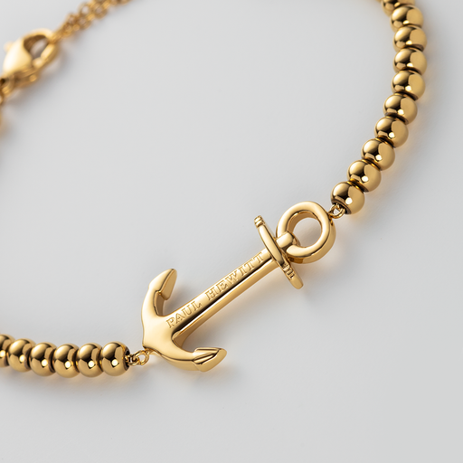 Paul Hewitt The Anchor Beads Armkette Gold Letzte 2 Tage