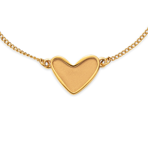Paul Hewitt Engravable Heart Armkette Gold Hotsell