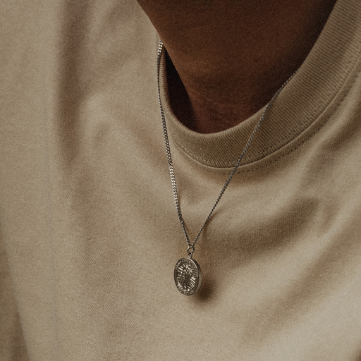 Paul Hewitt Men's St. Christopher Halskette Silber Weihnachtsangebot