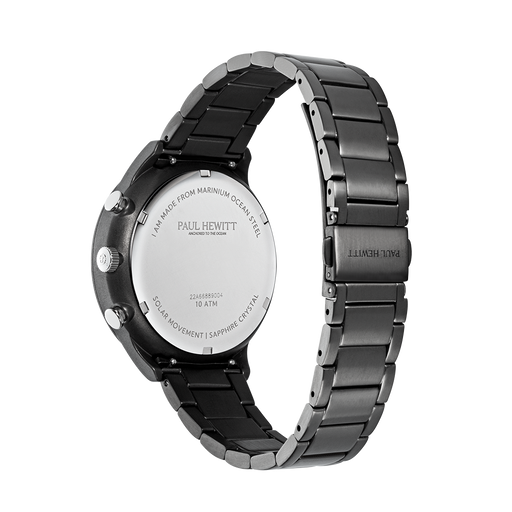 Paul Hewitt Chrono Uhr Gun Metal Weiß Osterangebot