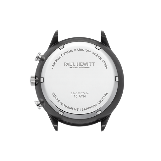 Paul Hewitt Chrono Uhr Gun Metal Weiß Osterangebot
