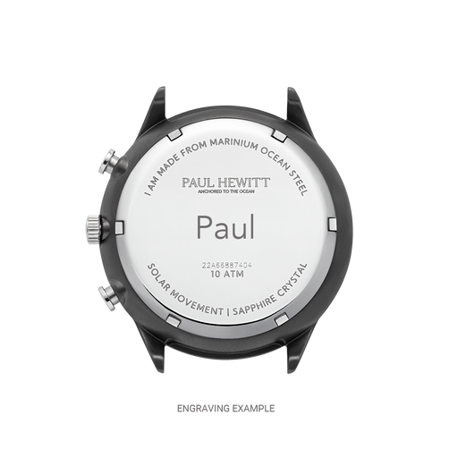 Paul Hewitt Chrono Uhr Gun Metal Weiß Osterangebot
