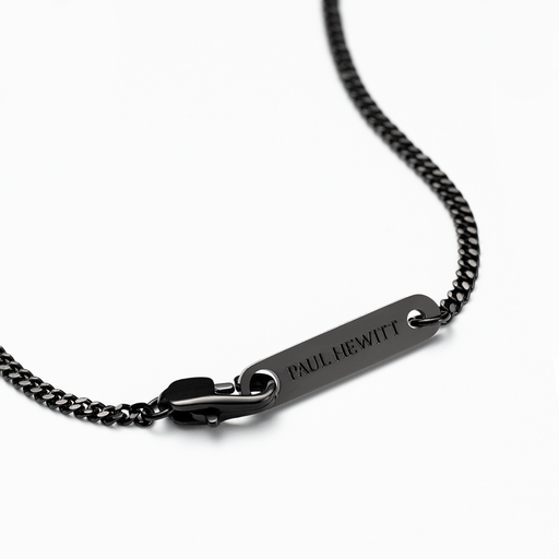 Paul Hewitt Men's Essential Halskette Schwarz Muttertagsangebot