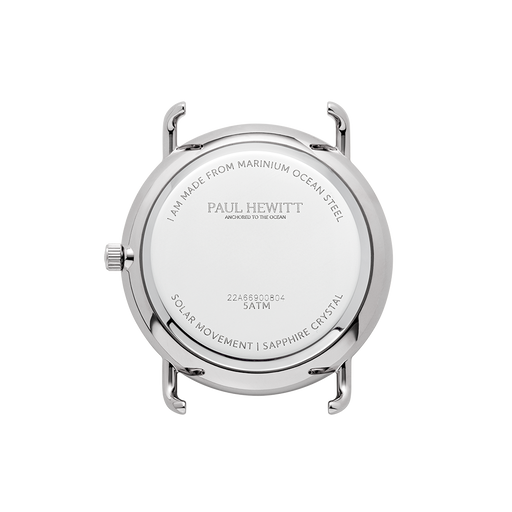 Paul Hewitt Sailor 39 mm Uhr Silber Weiß Valentinstagsangebot