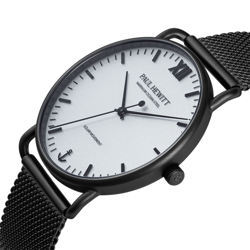Paul Hewitt Sailor 39 mm Uhr Schwarz Weiß Heißer Verkauf