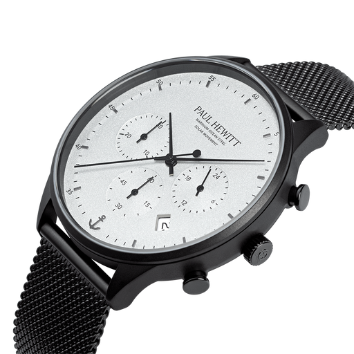 Paul Hewitt Chrono Uhr Schwarz Weiß Top Angebot