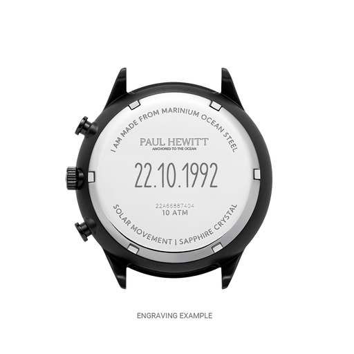Paul Hewitt Chrono Uhr Schwarz Weiß Top Angebot