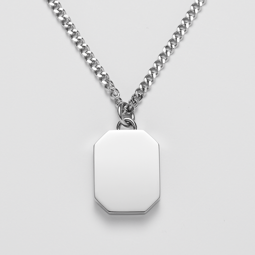 Paul Hewitt Men's Octagonal Halskette Trident Silber Räumungsverkauf