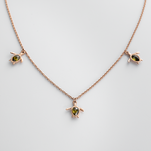 Paul Hewitt Turtle Halskette Roségold zollfrei