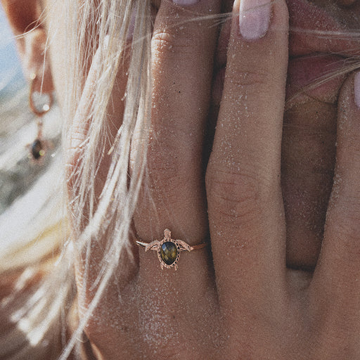 Paul Hewitt Turtle Ring Roségold 50% Rabatt für begrenzte Zeit