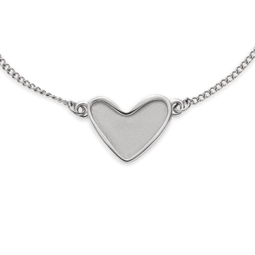 Paul Hewitt Engravable Heart Armkette Silber 2025