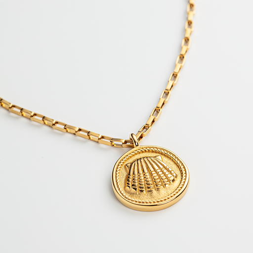 Paul Hewitt Scallop Halskette Gold Rabatt