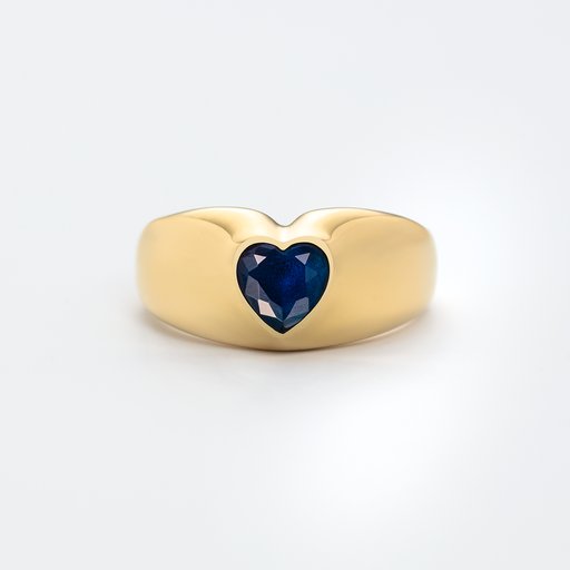 Paul Hewitt Bold Heart Ring Gold Begrenztes Angebot
