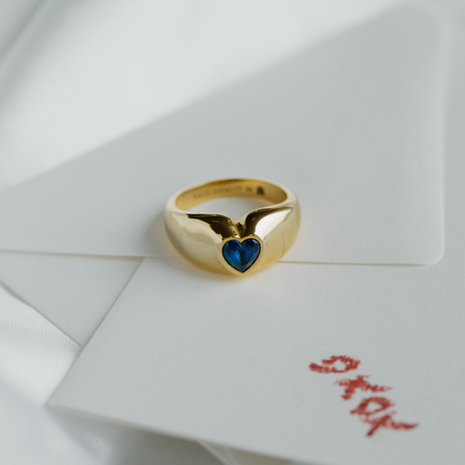 Paul Hewitt Bold Heart Ring Gold Begrenztes Angebot