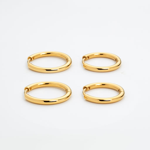 Paul Hewitt Treasures of the Sea Hoops Ohrring Gold Black Friday