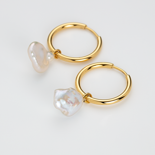 Paul Hewitt Treasures of the Sea Pearl Ohrring Gold Weihnachtsangebot
