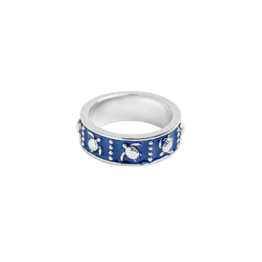 Paul Hewitt Turtle Enamel Ring Silber Bestseller