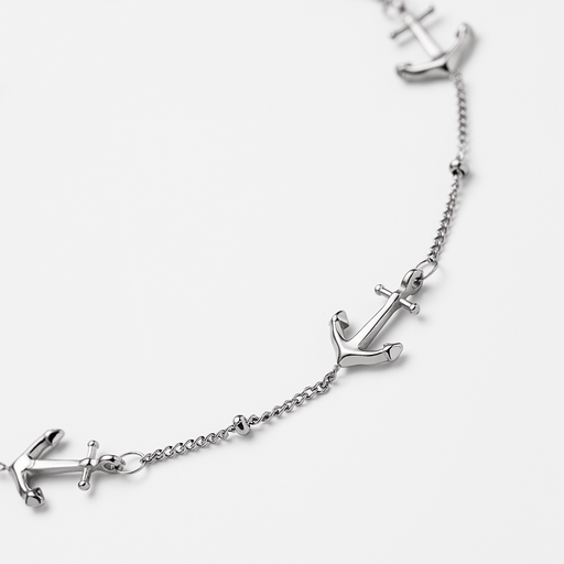 Paul Hewitt The Anchor II Armkette Silber Räumungsverkauf