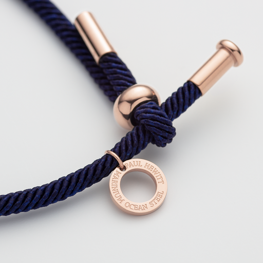 Paul Hewitt Vitamin Sea Armband Roségold Marinebelau Riesige Ersparnisse