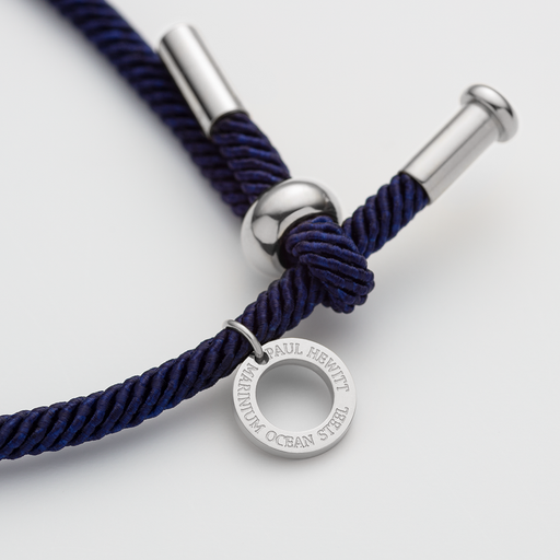 Paul Hewitt Vitamin Sea Armband Silber Marinebelau Super Rabatt