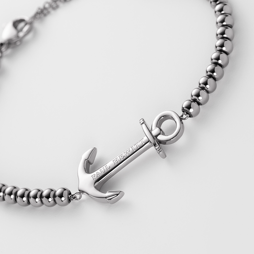 Paul Hewitt The Anchor Beads Armkette Silber im Angebot