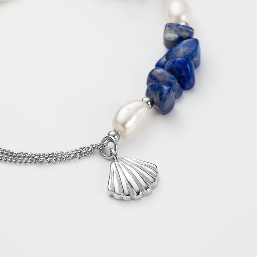 Paul Hewitt Scallop Stone Armkette Silber Großer Ausverkauf