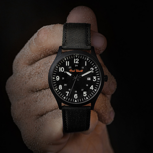 Paul Hewitt Captain's Field Watch Midnight black Jubiläumsangebot