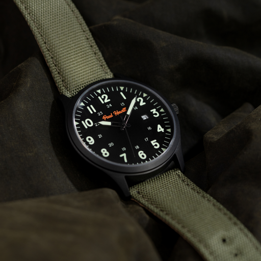 Paul Hewitt Captain's Field Watch NATO olive Lagerräumung