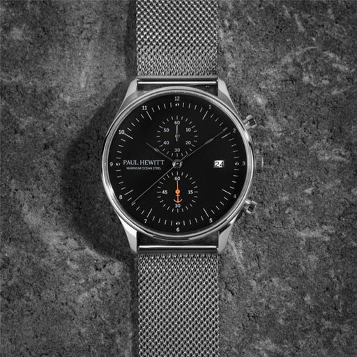 Paul Hewitt Chrono Quartz Mesh silver Zeitlich begrenztes Angebot